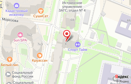 Салон красоты Париж в Москве на карте