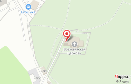 Храм Всех Святых в Перми на карте