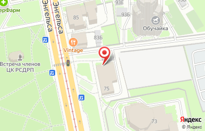 Банкомат, АКБ Абсолют Банк, ОАО, Северная часть на улице Энгельса на карте