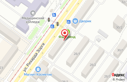 Уфимский сервисный центр Оргтехника на улице Рихарда Зорге на карте