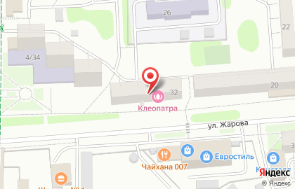 Агентство недвижимости Атлант на улице Жарова на карте