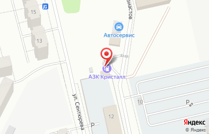 АЗС в Курске на карте