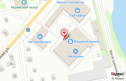 Склад-магазин продуктов Низкоцен на Казанской улице на карте