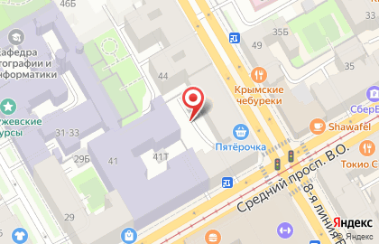 Институт геоэкологии РАН, Санкт-Петербургское отделение на карте