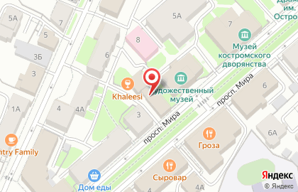 Инвестторгбанк в Костроме на карте