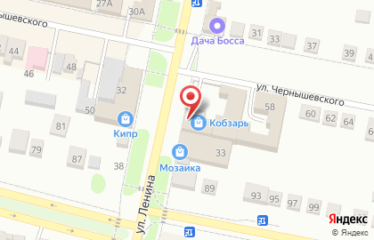 Мебельный комбинат Виктория на улице Ленина на карте