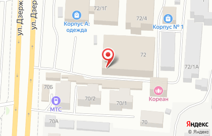 Агентство по продаже авиа и железнодорожных билетов Норд-Транс на улице Дзержинского на карте