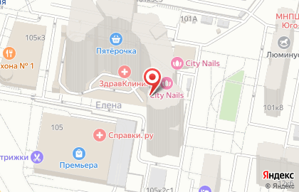 Застеклить балкон метро Юго-Западная на карте