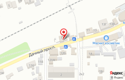 Магазин продуктов Надежда в Железнодорожном районе на карте