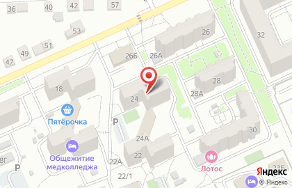 Реклама в подъездах от РА Арт-Лифт в Дзержинском районе на карте