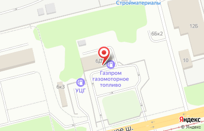 Автомобильная газонаполнительная заправка Газпром газомоторное топливо в Засвияжском районе на карте