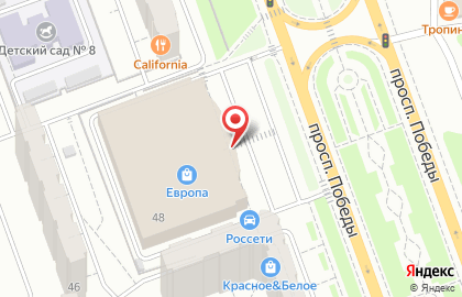 Зооцентр Бетховен на проспекте Победы на карте