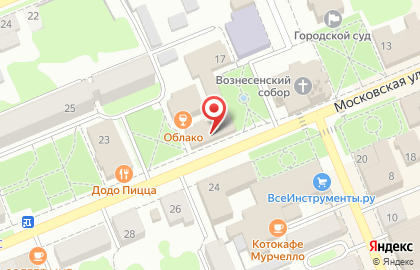 Клуб робототехники Роботрек на Московской улице на карте
