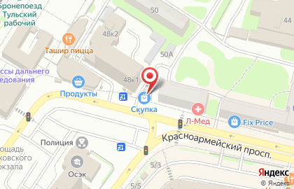Магазин по продаже фастфудной продукции Eat Meat на карте