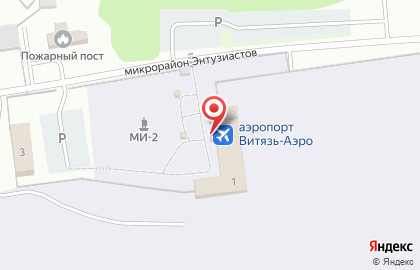 Авиационная компания Витязь-Аэро на карте