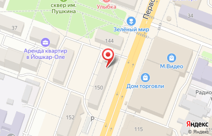 Ладушка на Первомайской улице на карте