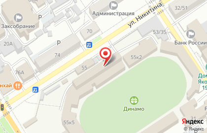 Киоск по продаже кондитерских изделий в Центральном районе на карте