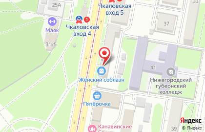 Компания Женский Соблазн на улице Октябрьской Революции на карте