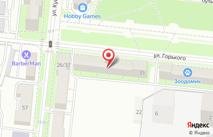 Салон красоты Колибри на улице Горького на карте