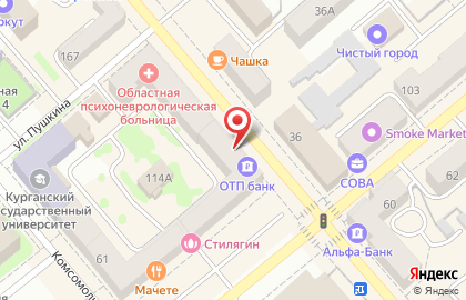 Медицинская компания Инвитро на улице Гоголя на карте