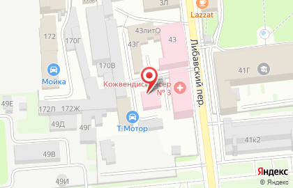 Автомойка в Санкт-Петербурге на карте