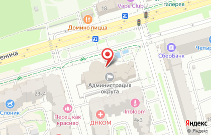 Администрация городского округа Лобня на улице Ленина на карте