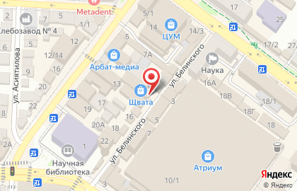 Всероссийский центр карантина растений на улице Белинского на карте