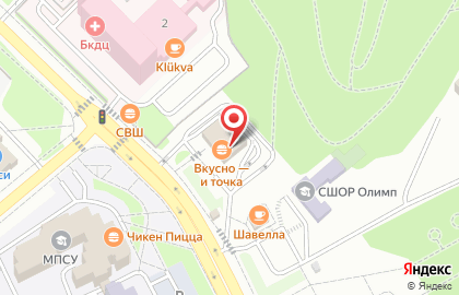 Строящееся административное здание по ул. Бежицкая, 2а на карте