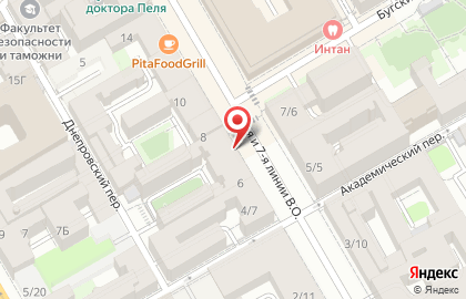 Детский сад №31 в Василеостровском районе на карте