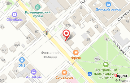 Центр творчества на Красной улице на карте