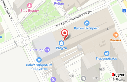 Салон мягкой мебели Фан-Диван в Свердловском районе на карте