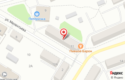 Аптека от Склада на улице Мелентьева на карте