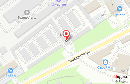 Производственно-ремонтная компания на Алмазной улице на карте