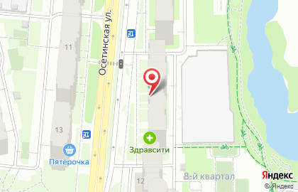 Хлебный магазин Краюха в Куйбышевском районе на карте