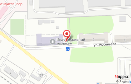 Волгоградский индустриальный техникум в Красноармейском районе на карте