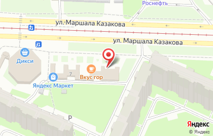 ООО Русский фейерверк-Нева на улице Маршала Казакова на карте