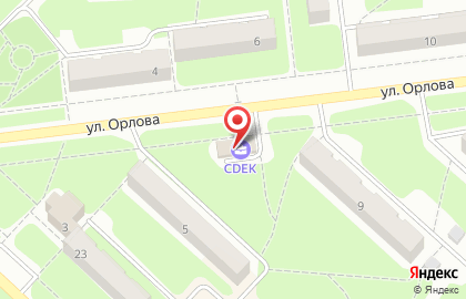 Служба экспресс-доставки Сдэк на улице Орлова на карте