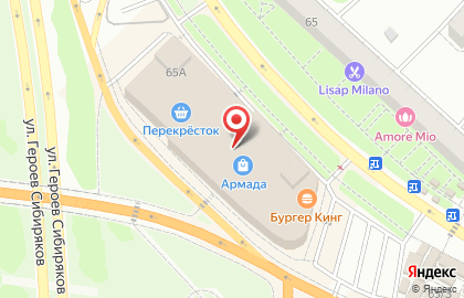 Ювелирный салон Линии любви на улице Героев Сибиряков на карте