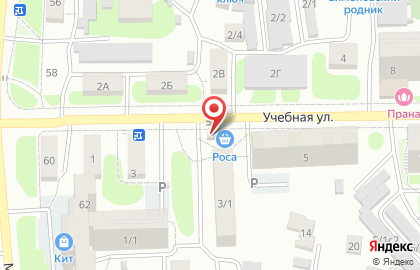 Киоск по продаже фруктов и овощей в Томске на карте