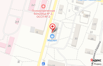 Сеть супермаркетов Радеж в Тракторозаводском районе на карте