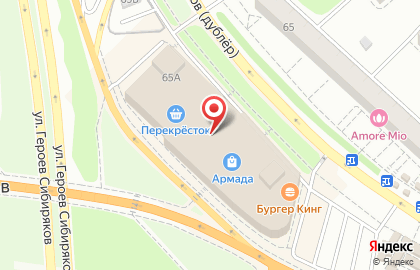Салон часов Ле Локль на улице Героев Сибиряков на карте