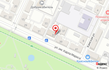 Поволжский банк Сбербанка России на улице Карла Маркса, 35 на карте