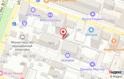 Колибри на улице Киселёва на карте