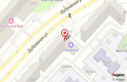 Банкомат СберБанк на Пятницком шоссе, 25 к 1 на карте