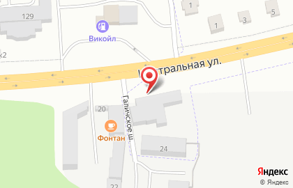 Кафе Фонтан на Галичской улице на карте