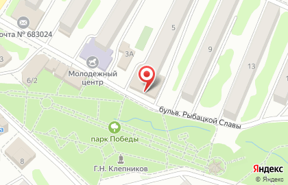 Радужный в Петропавловске-Камчатском на карте