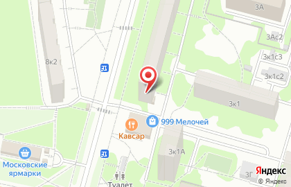 Магазин овощей и фруктов в Москве на карте