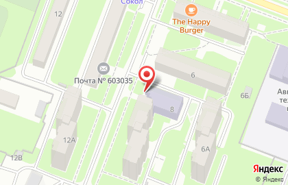 Зал настольного тенниса Ракетка в Московском районе на карте