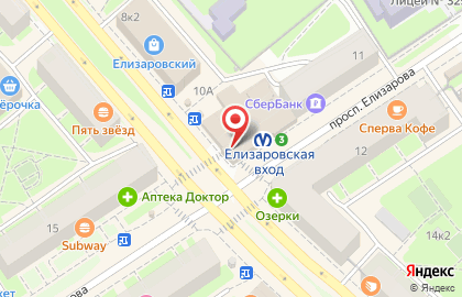 Салон продаж и обслуживания Теле2 на улице Бабушкина на карте