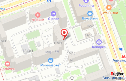 Департамент городского имущества г. Москвы на шоссе Энтузиастов на карте